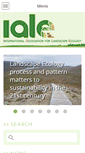 Mobile Screenshot of landscape-ecology.org